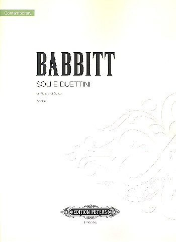 M. Babbitt: Soli e Duettini , FlGit (Sppart)
