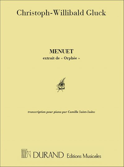 C.W. Gluck: Menuet D'Orphee , Klav