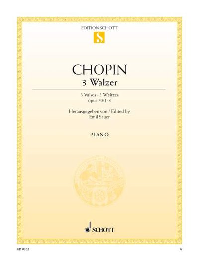 DL: F. Chopin: 3 Walzer Ges-Dur, As-Dur und Des-Dur, Klav