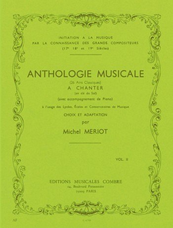 M. Meriot: Anthologie musicale Vol.2 (26 airs classique (Bu)