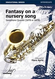 H. Aerts: Fantasy On A Nursery Song, 4Sax (Pa+St)