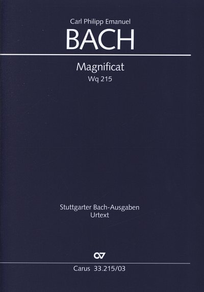 C.P.E. Bach: Magnificat Wq 215, 4GesGchOrcBc (KA)