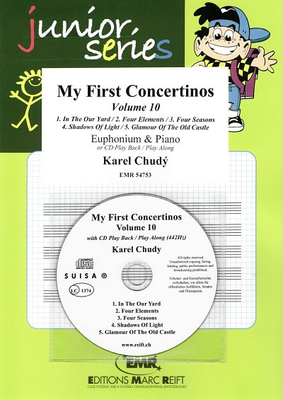 K. Chudy: My First Concertinos Volume 10, EuphKlav (+CD)