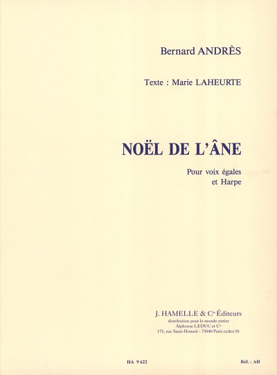 B. Andres: Noel de l'Ane, FchHrp (Part.)