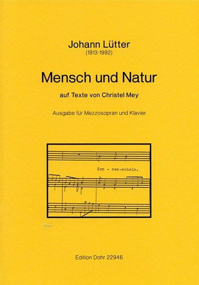 J. Lütter: Mensch und Natur (Part.)