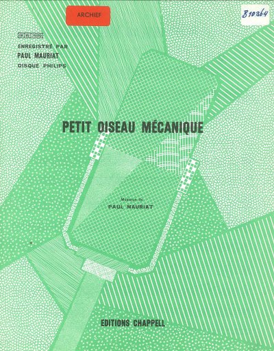 DL: P. Mauriat: Petit Oiseau Mécanique, Klav