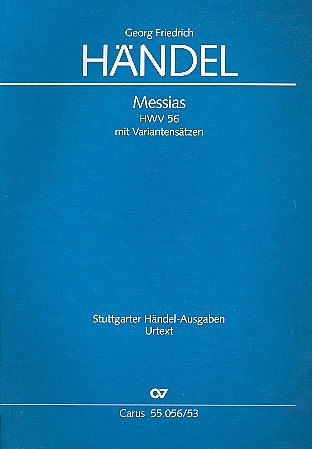 G.F. Händel: Messias HWV 56, 4GesGchOrch (KA)