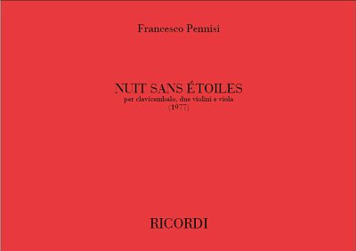 F. Pennisi: Nuit Sans Etoiles (Part.)