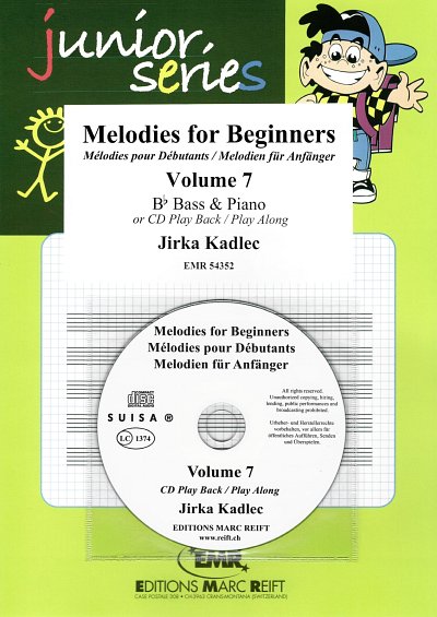 J. Kadlec: Melodies for Beginners Volume 7, TbBKlav (+CD)