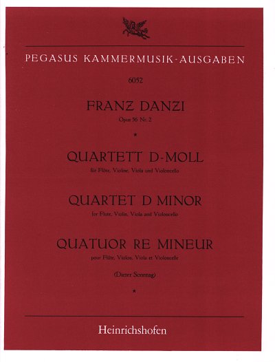 F. Danzi: Quartett d-Moll op. 56/2, FlVlVlaVc (Stsatz)