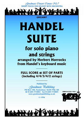 G.F. Händel: Handel Suite, Stro (Stsatz)