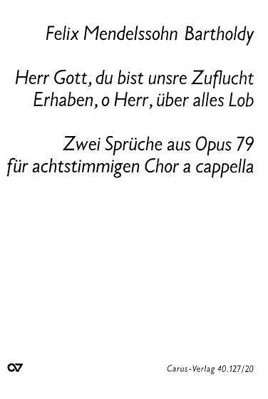 F. Mendelssohn Bartholdy: Mendelssohn: Neujahr und Himmelfahrt (aus op. 79)