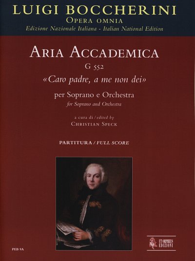 L. Boccherini: Aria accademica Caro padre,, GesSOrch (Part.)