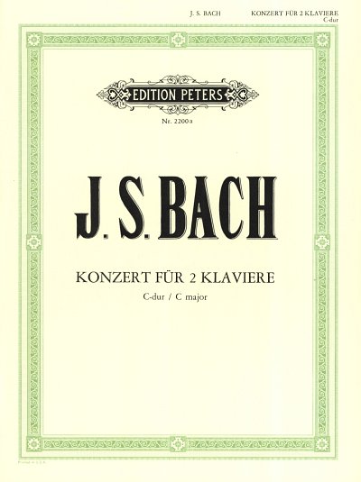 J.S. Bach: Konzert C-Dur BWV 1061, 2CembStrBc