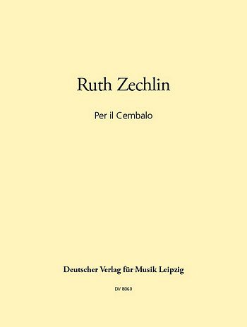 R. Zechlin: Per il Cembalo, Cemb