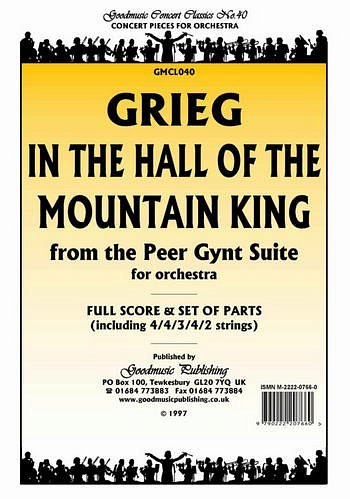 E. Grieg: Peer Gynt: In The Hall of The Mount, Sinfo (Pa+St)