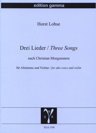 H. Lohse: Drei Lieder, GesAVl