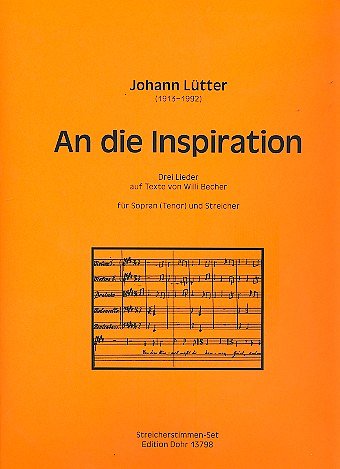 J. Lütter: An die Inspiration, Stro (Stsatz)