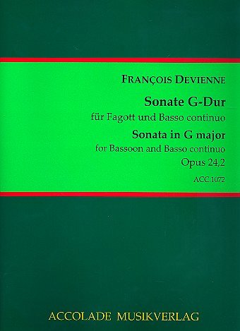 F. Devienne: Sonate G-Dur Op 24/2 (6 Sonaten Op 24)
