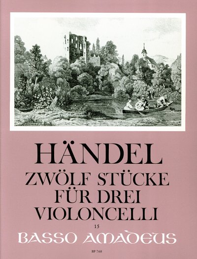 G.F. Händel: 12 Stücke, 3Vc (Pa+St)
