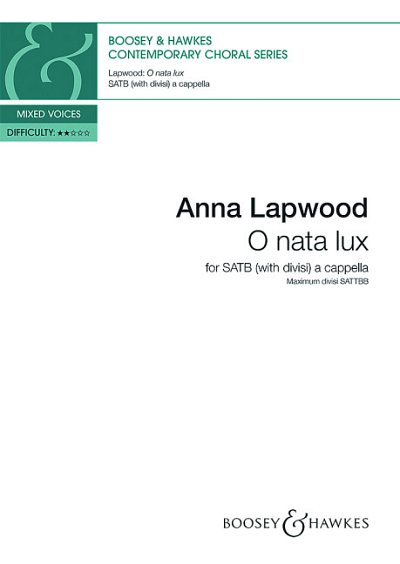 DL: A. Lapwood: O nata lux (ChpKl)
