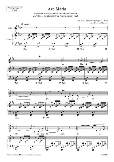DL: C. Gounod: Ave Maria, GesMTKLav