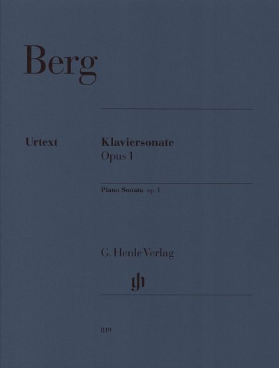 A. Berg: Klaviersonate op. 1, Klav