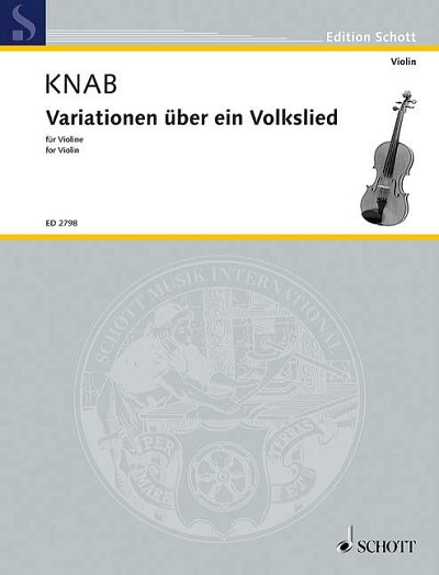 DL: A. Knab: Variationen über ein Volkslied, Viol