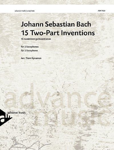 DL: J.S. Bach: 15 zweistimmige Inventionen, 2Sax (Sppa)