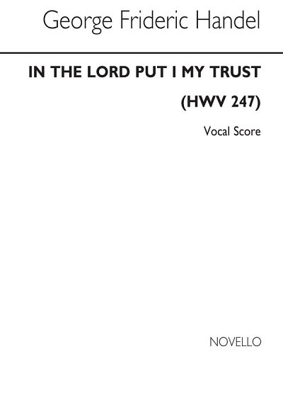 G.F. Händel: In The Lord Put I My Trust , GchKlav (Bu)