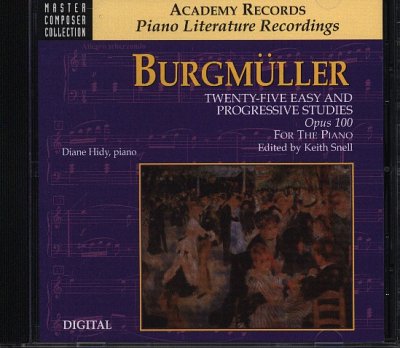 F. Burgmüller: 25 Easy And Progressive Studies Op, Klav (CD)