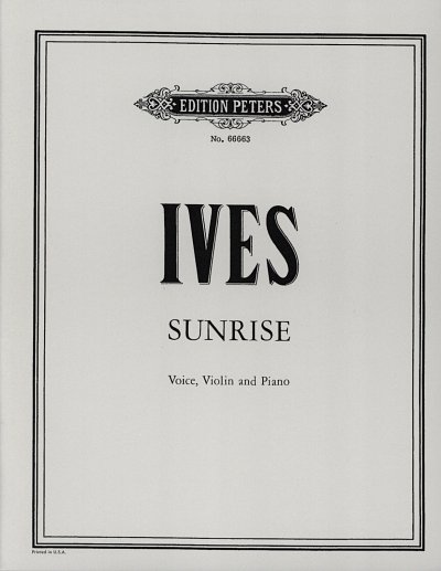 C. Ives: Sunrise (1926)