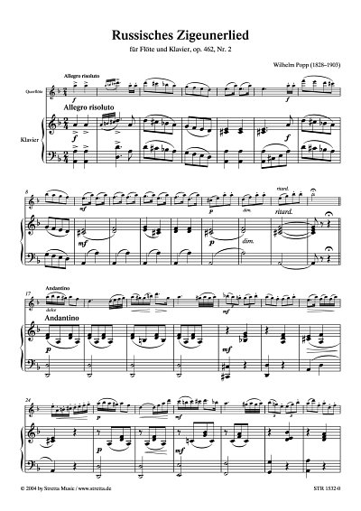 DL: W. Popp: Russisches Zigeunerlied op. 462, Nr. 2