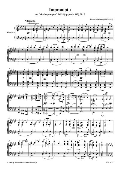 DL: F. Schubert: Impromptu As-Dur D 935 (op. posth. 142), Nr