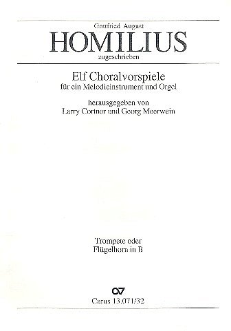 G.A. Homilius: Elf Choralvorspiele