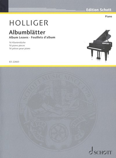 H. Holliger: Albumblätter , Klav