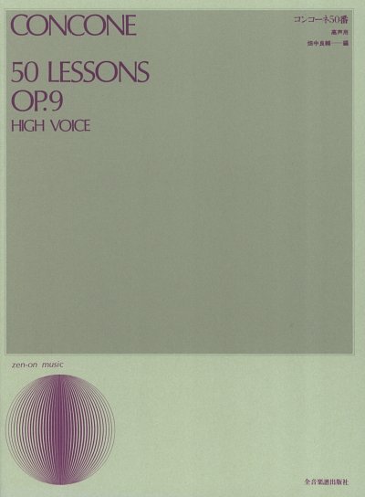 G. Concone: 50 Lessons op. 9
