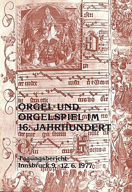 W. Salmen: Orgel und Orgelspiel im 16. Jahrhundert (Bu)