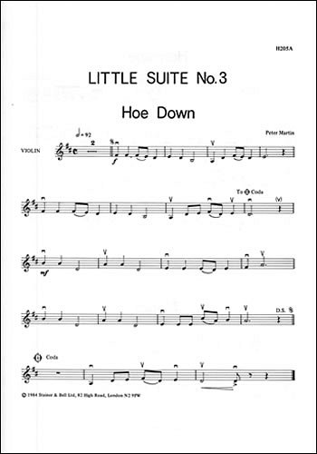 P. Martin: Little Suites No. 3, VlKlav (Vl)