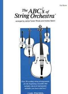 J. Tucker Rhoda: ABC of String Orchestra, Partitur