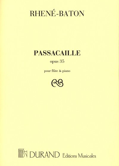 Passacaille Opus 35, FlKlav (KlavpaSt)