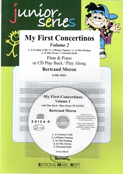 B. Moren: My First Concertinos Volume 2, FlKlav (+CD)
