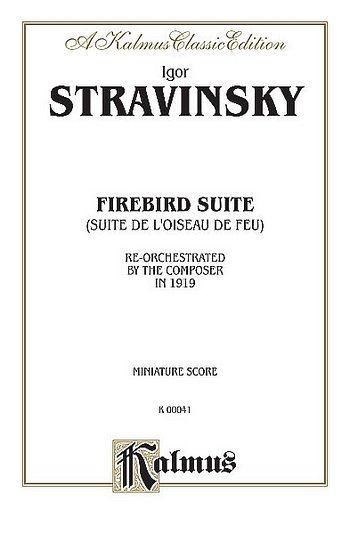 I. Strawinsky: Der Feuervogel Suite, Sinfo (Stp)