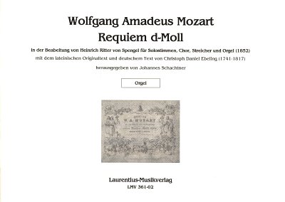 W.A. Mozart: Requiem d-Moll (1852) KV 62, GesGchStrOrg (Org)