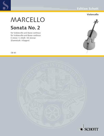DL: B. Marcello: Sonata II e-Moll, VcKlav