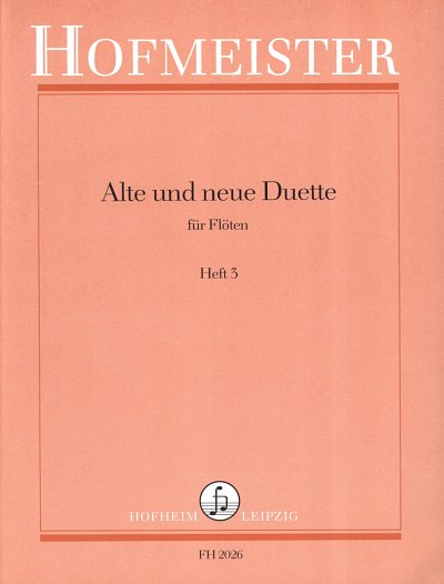Alte und neue Duette Band 3, 2Fl (Sppa)