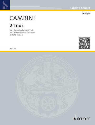 DL: G. Cambini: 2 Trios (Stsatz)