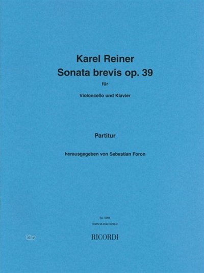 Reiner Karel: Sonata Brevis Op 39