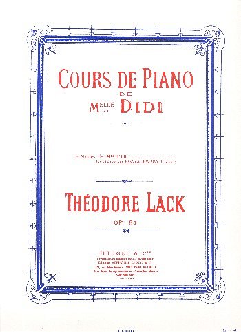 Cours de Piano de Melle Didi Preludes Piano, Klav