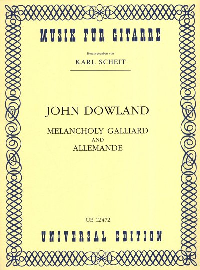J. Dowland: Melancholy Galliard and Allemande, Git
